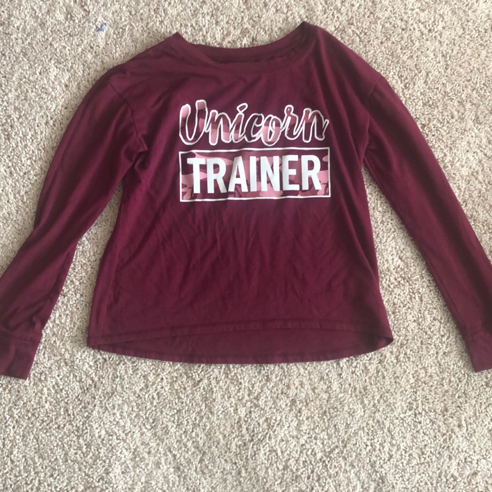 2 Justice Unicorn Long sleeve Tees